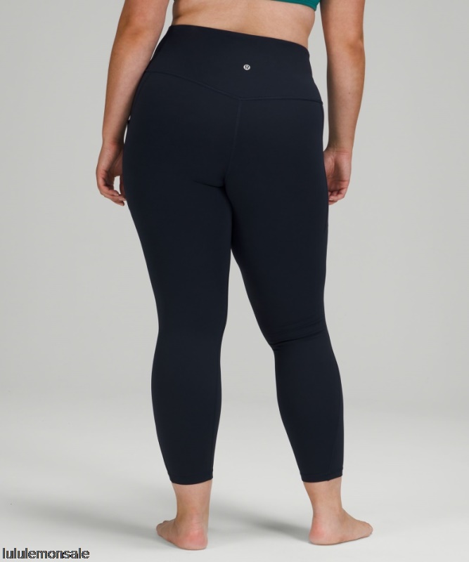 Lululemon Damen DELULU056 | True Navy Align Hoch Sitzende Hose Mit Taschen 25